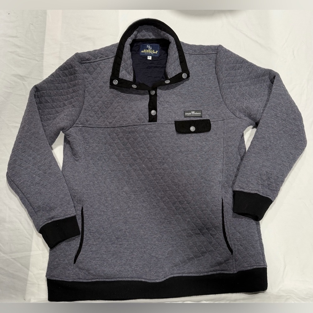 Women’s Simply Southern 1/4 Zip Sweater-XL